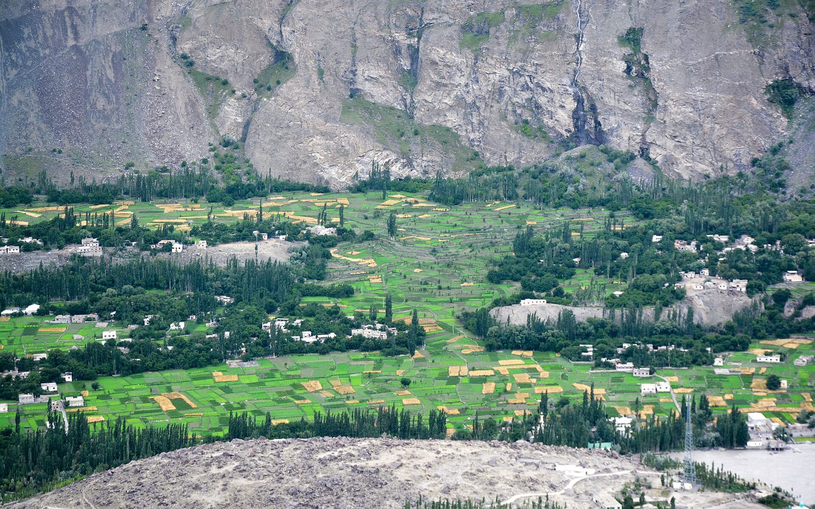 Hunza Darbar Hotel — Khaplu valley, the hotel's setting